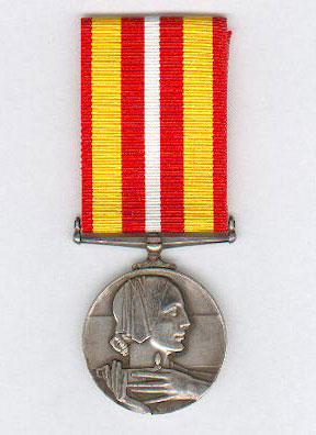 Медаль с аллегорическим изображением Ф. Найтингейл