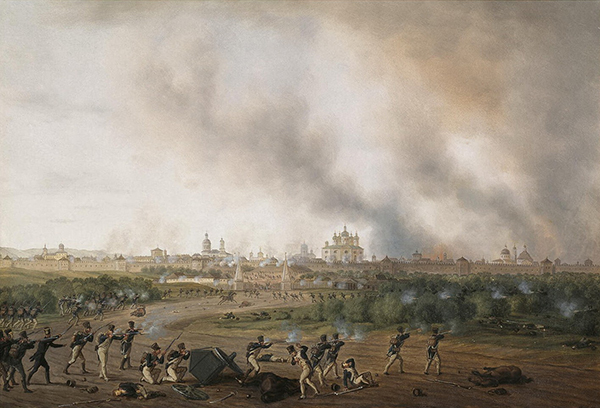 А. Адам. Битва за Смоленск. Около 1820 г.