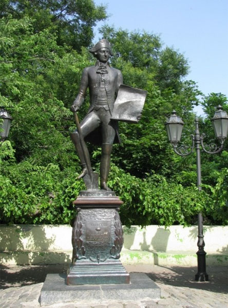 Monument to de Ribas in Odessa