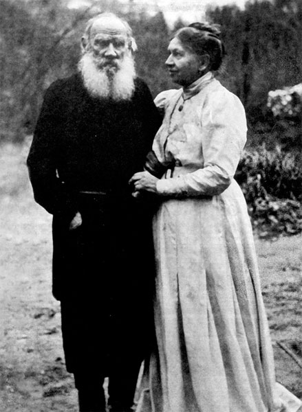 Л.Н.Толстой и Софья Андреевна
