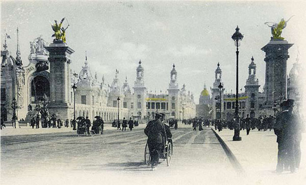 Мост Александра III и авеню Николая II. Парижская выставка 1900 года 