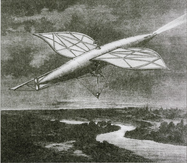 Kostovich’s “aeroskaf” as depicted in the Ogonek journal, 1882 / Photograph provided by M. Zolotarev