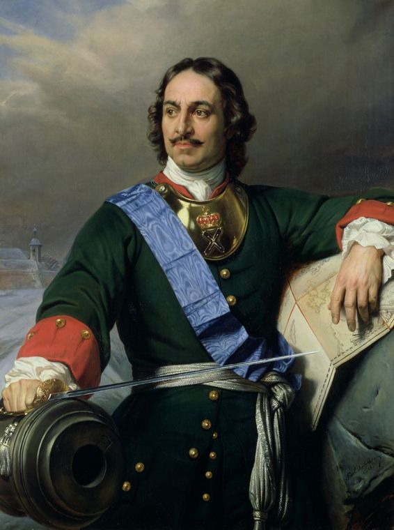 Paul Delaroche, Portrait of Peter the Great