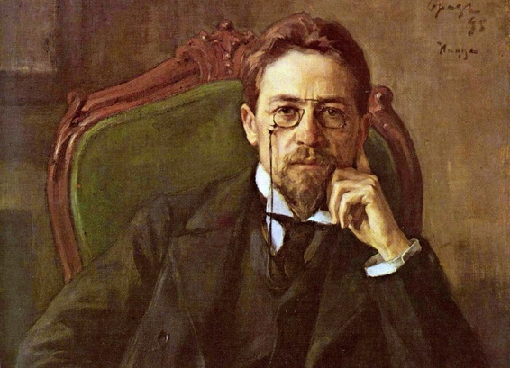 A. Chekhov portrait, 1898. Osip Braz