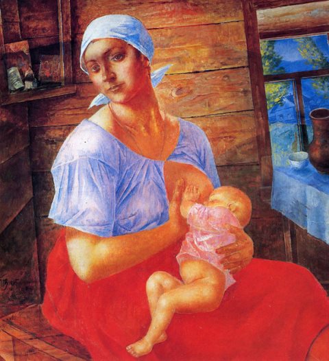 Kuzma Petrov-Vodkin. Mother. 1915
