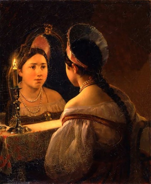 Karl Bryullov. The Fortuneteller Svetlana, 1836