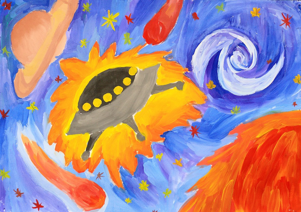 Рисуем космос 4 класс презентация поэтапное рисование. Рисунок на тему космос. Космос глазами детей. Рисование для детей космос. Космический рисунок для детей.