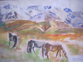 Моя работа 
Мамажанова А., 17 лет, Киргизия