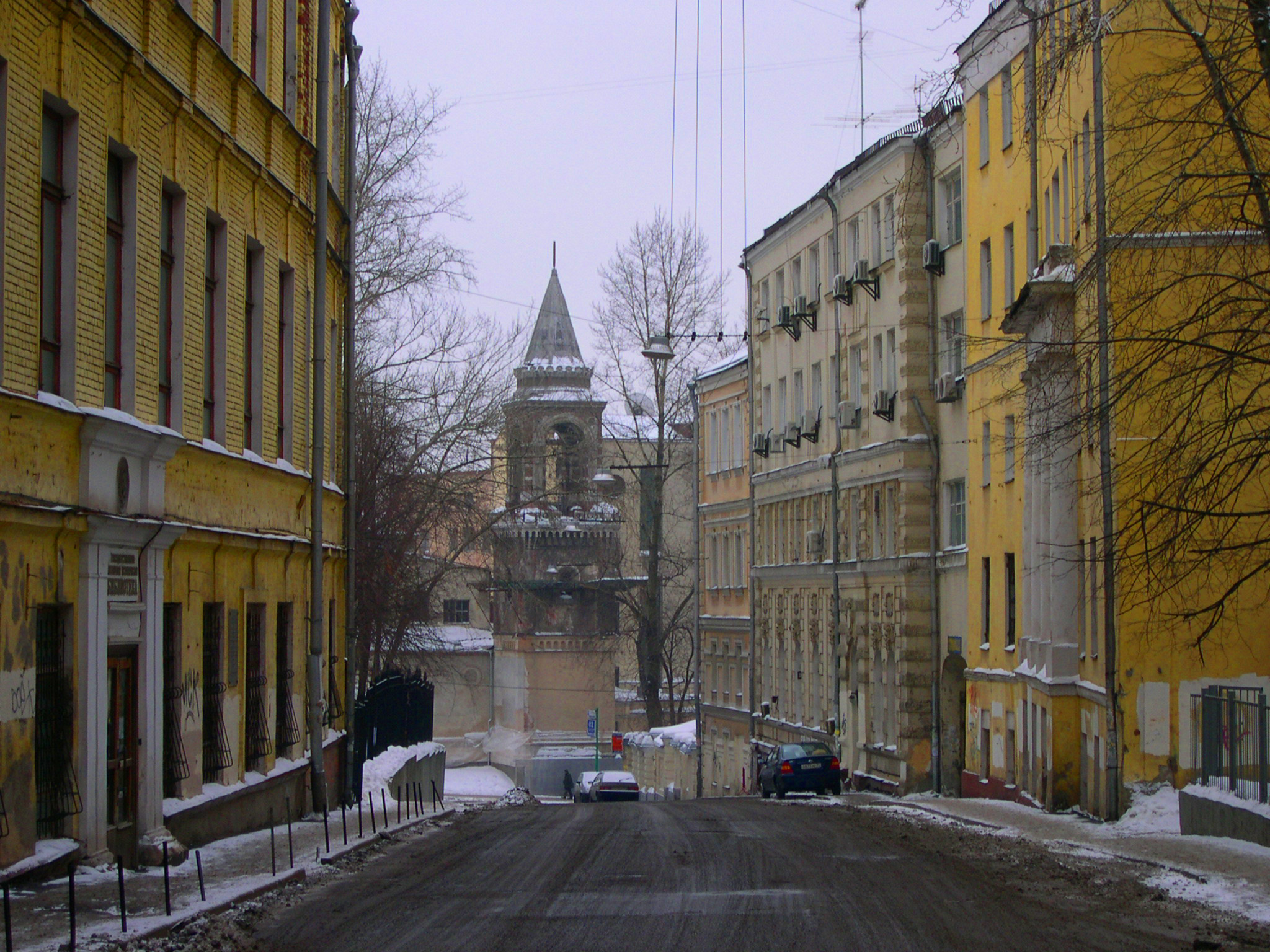 Старый центр Москвы Старосадский переулок