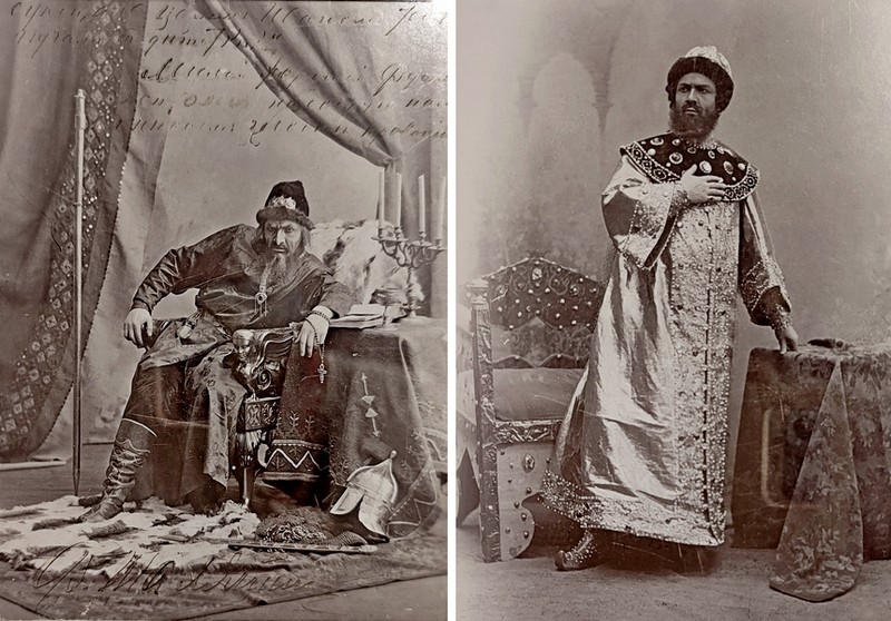 Шаляпин в роли Ивана Грозного. Костюм и грим К. Коровина