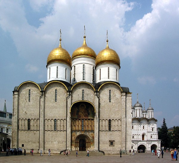 Dormition Cathedral in the Moscow Kremlin 