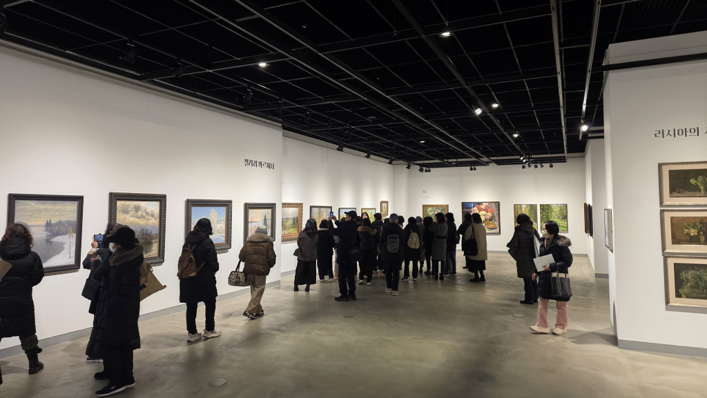 Выставка русской живописи в галерее Cartina Collection, Сеул 