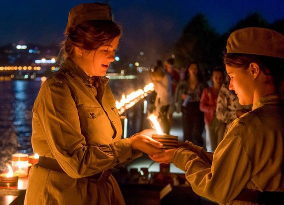 Более миллиона человек из России и 50 стран приняли участие в акциях «Огненные картины войны» и «Свеча памяти»