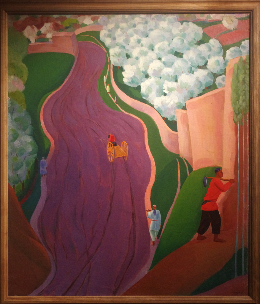 У. Т. Тансыкбаев. Дорога, 1935. Фото: myvirtualmuseum.ru###https://www.myvirtualmuseum.ru/text/moscow/gmii/nukustreasures.htm