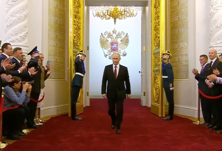 Инаугурация Президента РФ В. В. Путина, 2024 г. Стоп-кадр