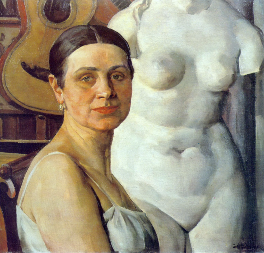 К. Ф. Юон. Портрет Клавдии Алексеевны Юон, 1924