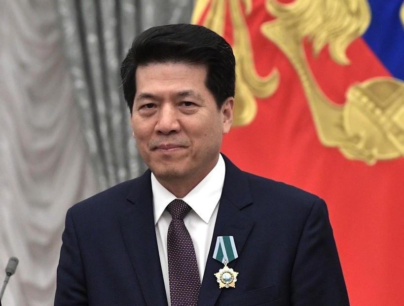 Спецпредставитель Китая Ли Хуэй. Фото: kremlin.ru / фрагмент (CC BY 4.0)###http://www.kremlin.ru/events/president/news/60572/photos/59134