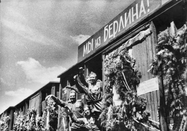 Soviet echelons return home