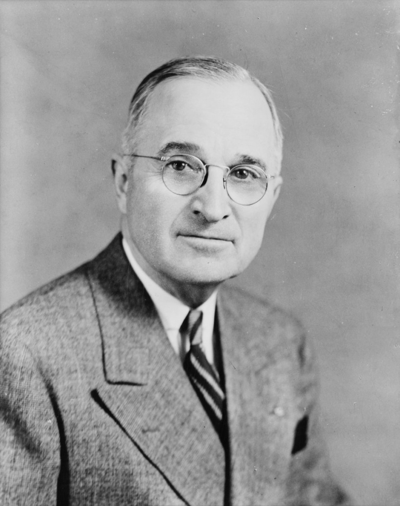 Президент США Гарри Трумэн (Harry Truman), 1945 г. Источник фото: http://www.loc.gov