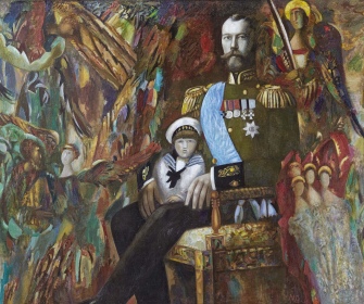 Nickolas the Second oil painting, Misha Brusilovsky
