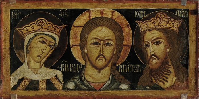 Деисус, конец XVII века, Русский Север, дерево, левкас, темпера. Из собрания Николая Кормашова. Фото: tribuna.ee