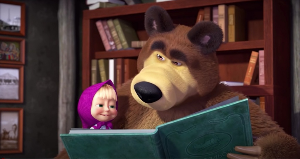 Masha and the Bear cartoon suspected of 