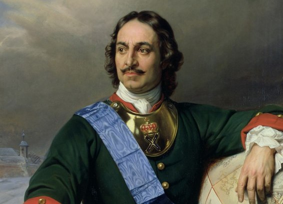 Поль Деларош. Пётр I Великий, император России. 1838. Гамбург, Кунстхалле. Фото: ru.ruwiki.ru / фрагмент (Общественное достояние)###https://ru.ruwiki.ru/wiki/Деларош,_Поль#/media/Файл:Peter_der-Grosse_1838.jpg