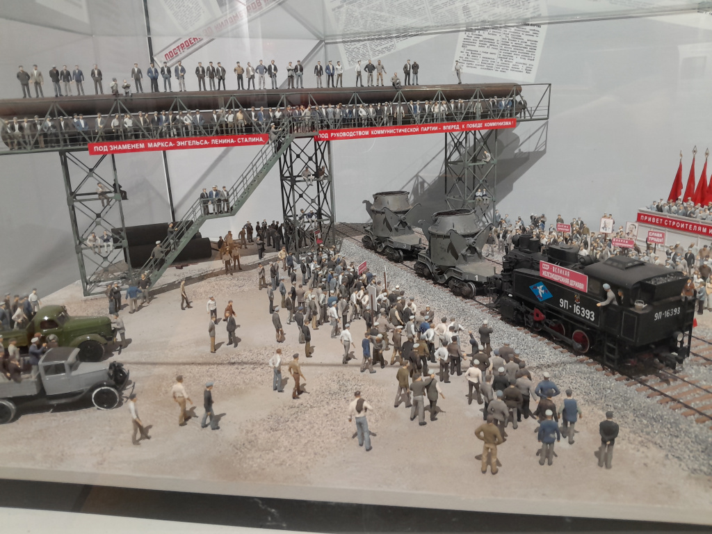 Макет в Музее металлургической промышленности. Фото автора
