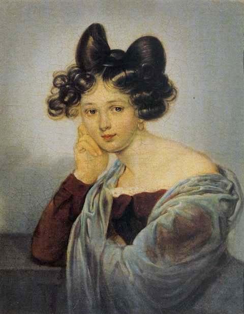 Элеонора, первая жена Тютчева. Середина 1820-х гг. 