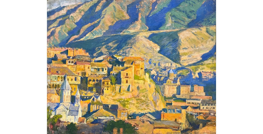 Е.Е. Лансере. Тифлис. Авлабар. Грузия (1925). Фото: Дом русского зарубежья###https://www.domrz.ru/exhibition/62489_lansere_otets_i_syn_k_150_letiyu_so_dnya_rozhdeniya_e_e_lansere_/