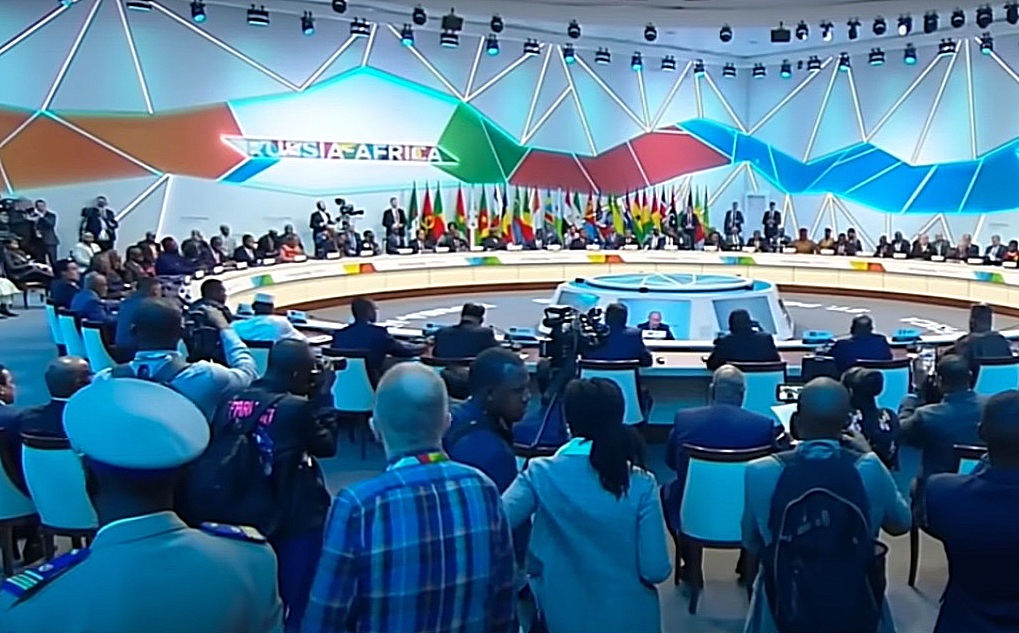 Второй саммит Россия - Африка, стоп-кадр