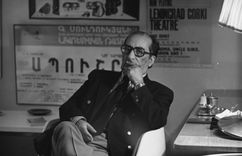 Георгий Товстоногов. Фото: БДТ###https://bdt.spb.ru/o-teatre/pamyat/tovstonogov-georgiy-aleksandrovich/