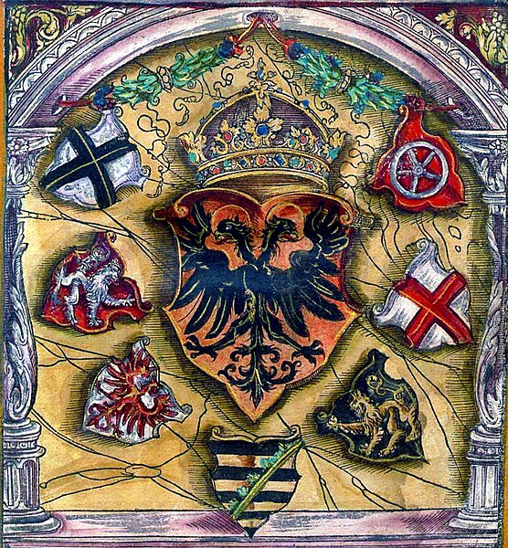 Герб императора Священной Римской империи 1545 г.