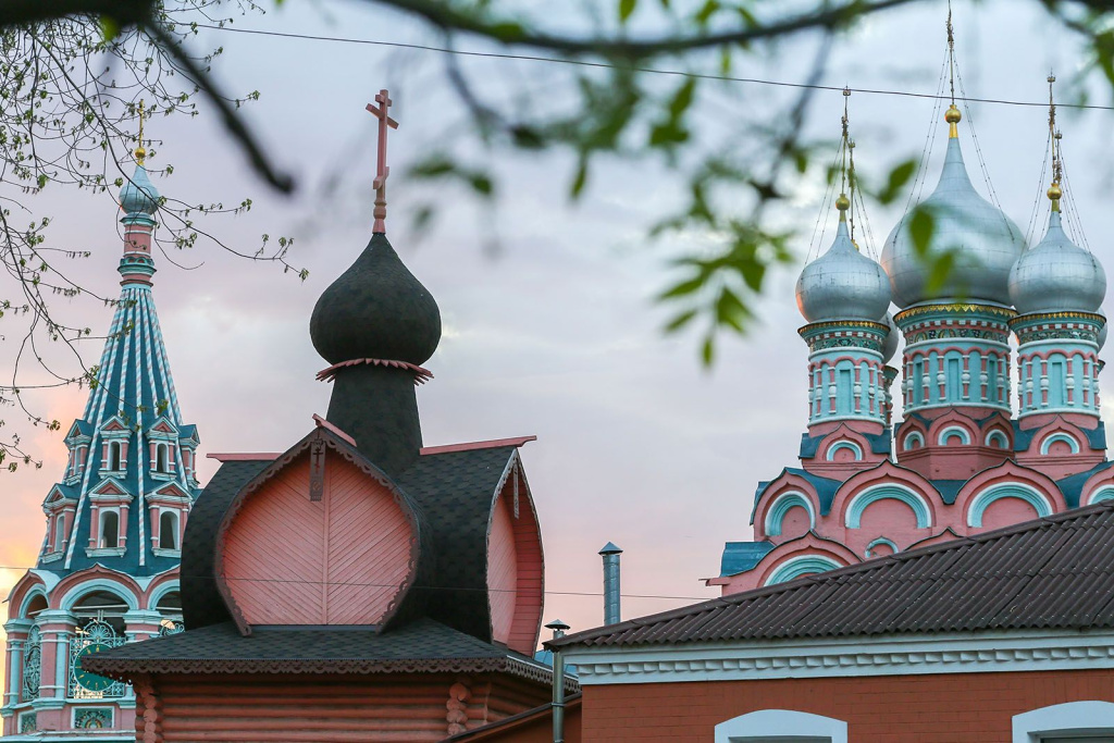 Приходской православный храм в районе Якиманка города Москвы. Относится к Москворецкому благочинию Московской епархии Русской православной церкви. Фото: mos.ru (CC BY 4.0)###https://www.mos.ru/news/item/111924073/