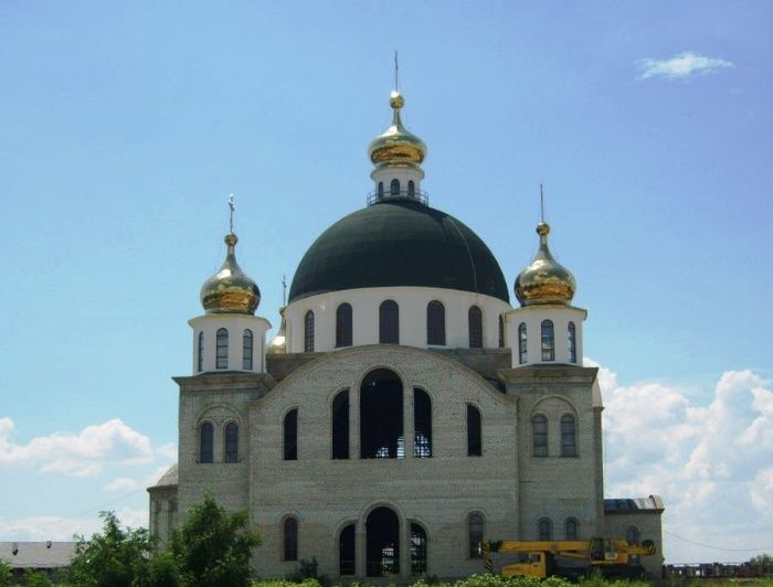 Фото: Богоявленский собор в Энергодаре (достраивается на средства Росатома). Фото: Это Запорожье, детка!###https://vk.com/zp_detka