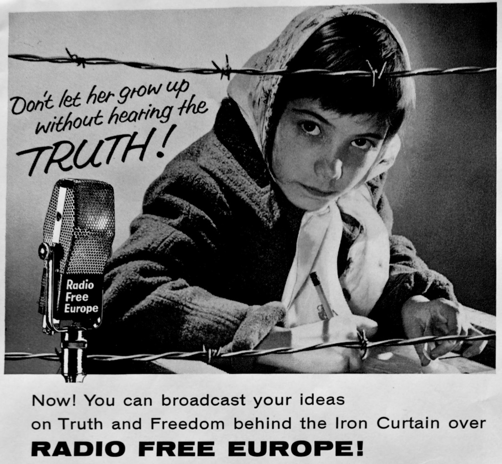 Плакат радио «Свободная Европа»