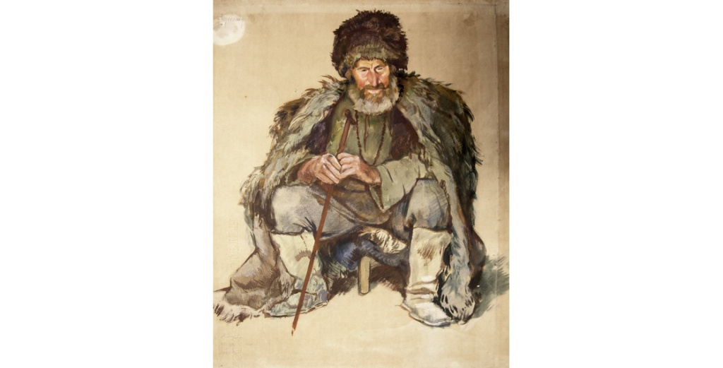 Е.Е. Лансере. Муссолау. 90 лет. Дагестан. Фото: Дом русского зарубежья###https://www.domrz.ru/exhibition/62489_lansere_otets_i_syn_k_150_letiyu_so_dnya_rozhdeniya_e_e_lansere_/