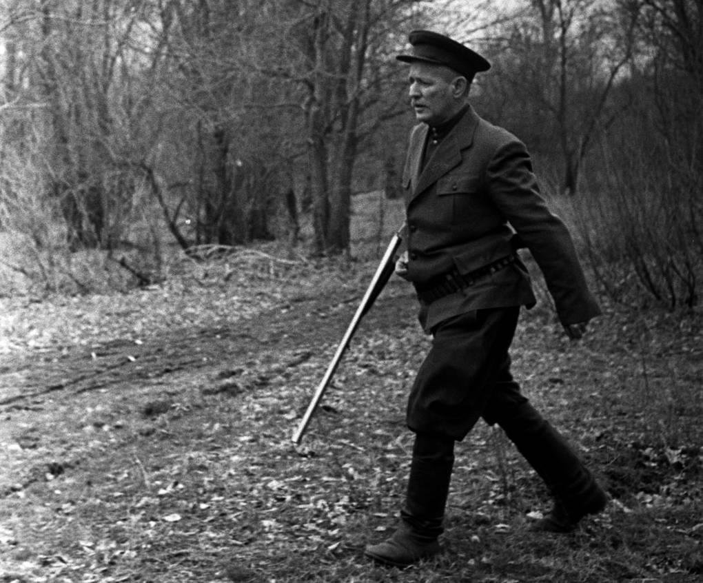 Михаил Шолохов на охоте, 1975 год. Фото: Василий Турбин/ТАСС