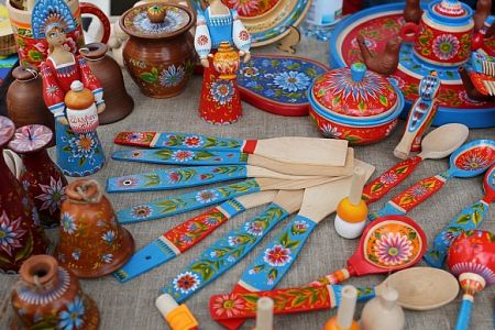 Детей в Вашингтоне познакомили с борецкой росписью